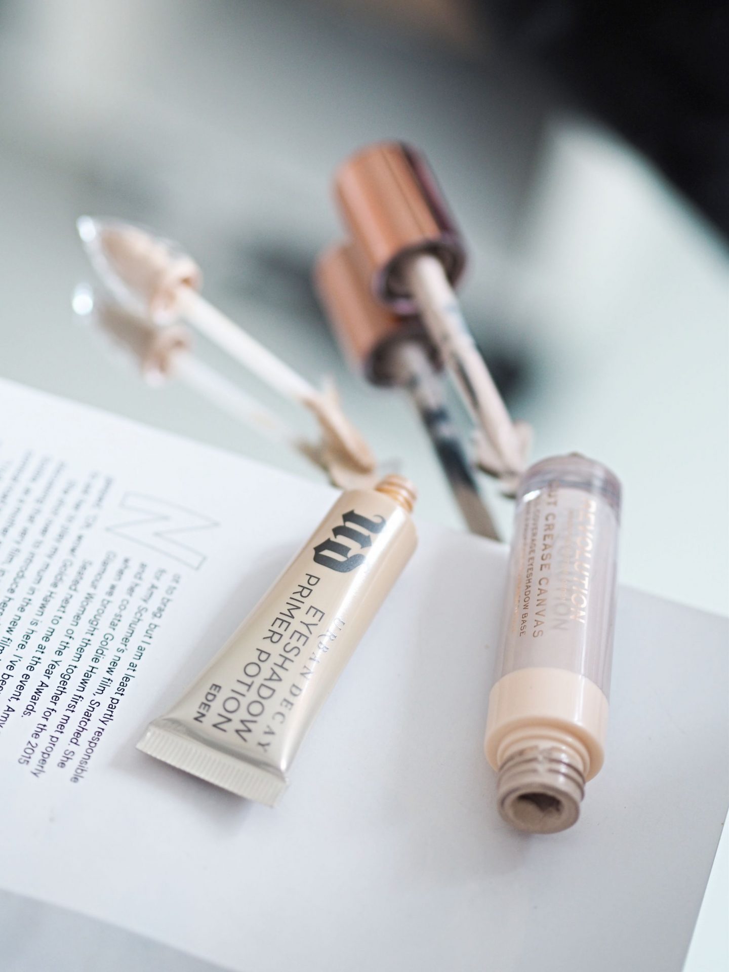 Revolution Cut Crease Canvas Vs Urban Decay Primer Potion Eden